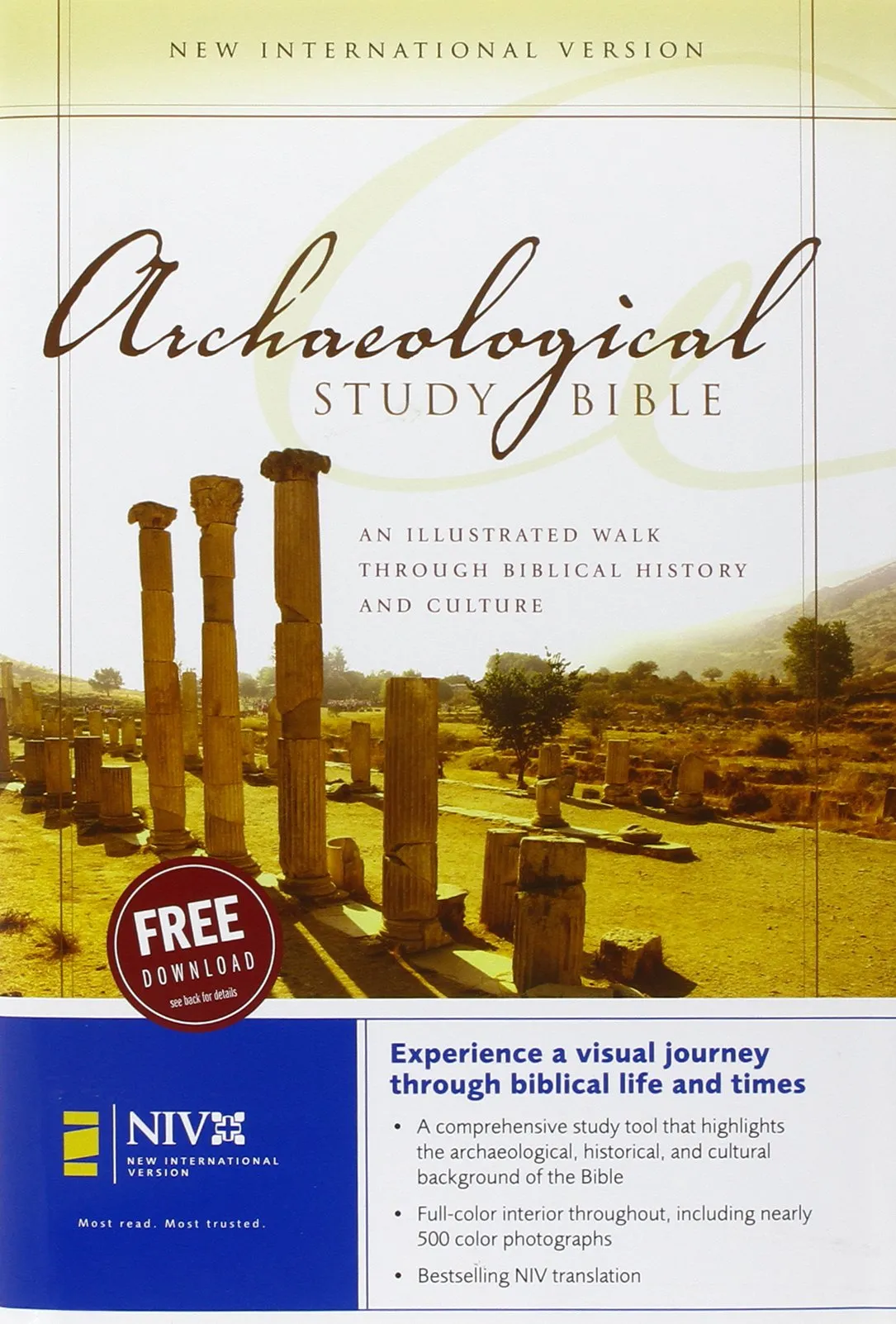 Archaeological Study Bible (NIV), book cover