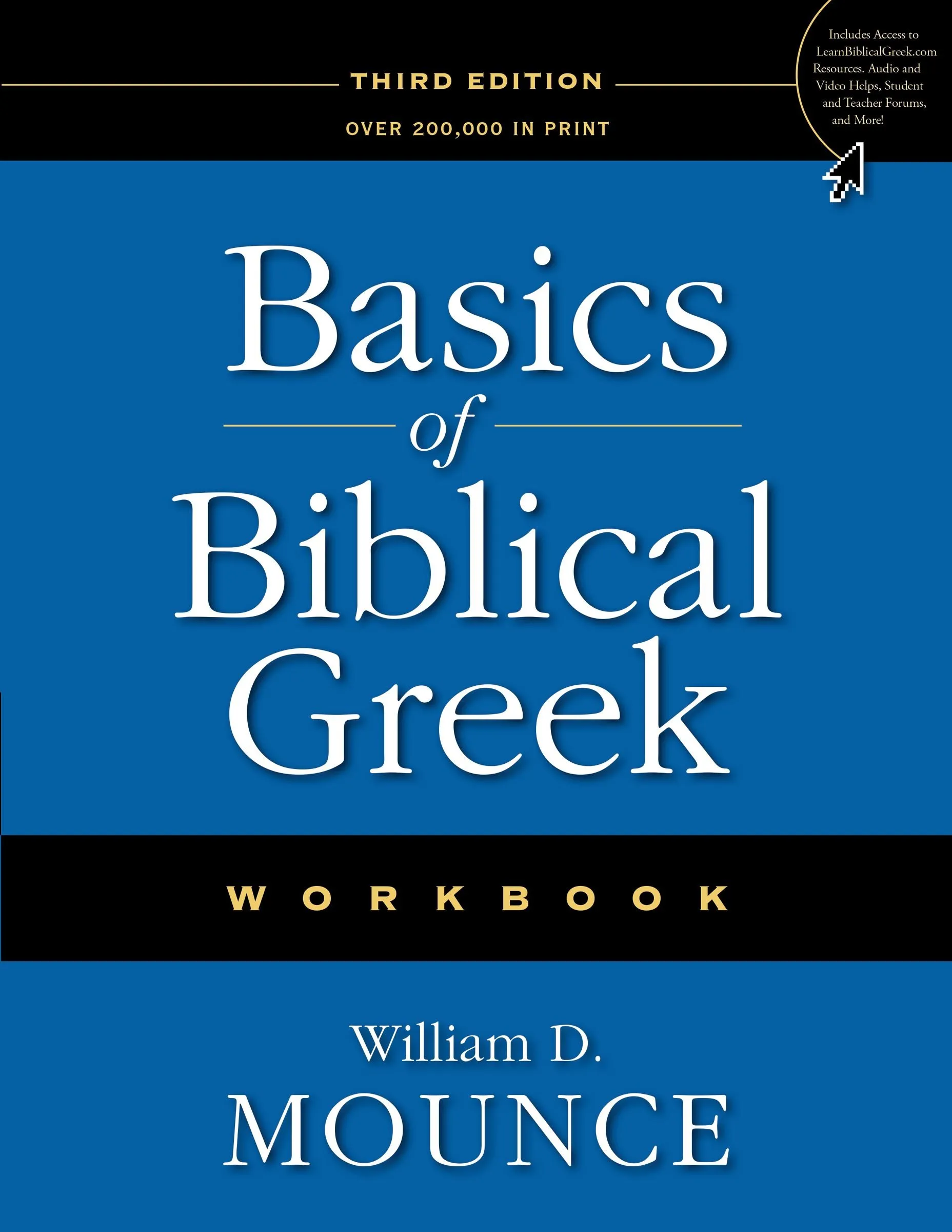 Basics of Biblical Greek Workbook by W. Mounce, book cover