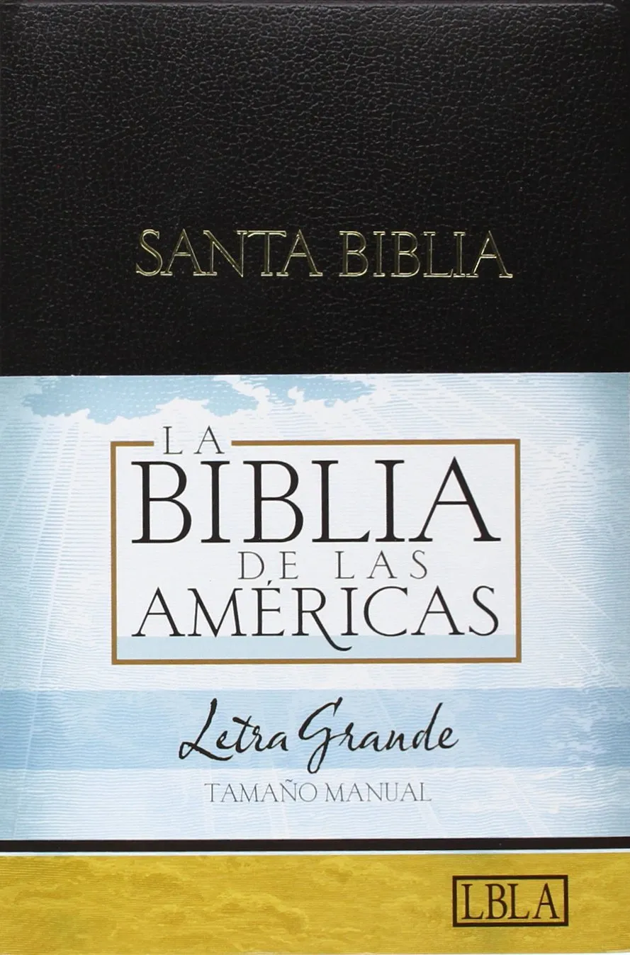 LBLA Letra Grande (Black Bonded Leather), book cover