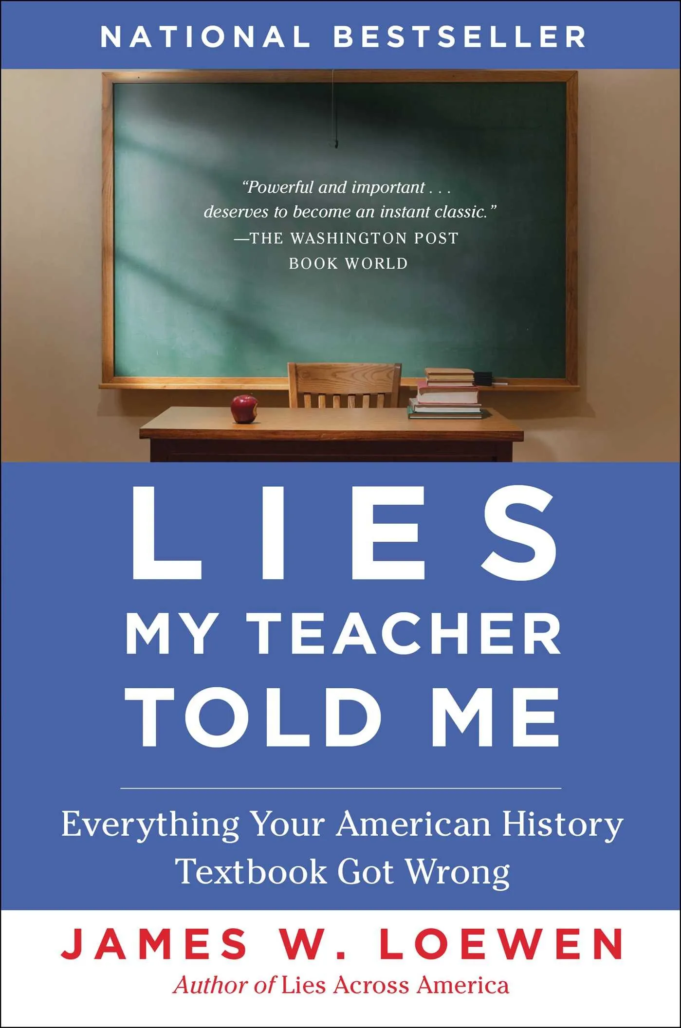 Lies My Teacher Told Me by J. Loewen, book cover