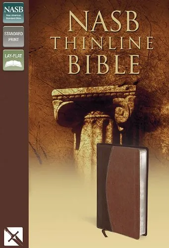 NASB Thinline Bible (Brown), book cover