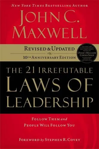 The 21 Irrefutable Laws of Leadership by J. Maxwell, book cover
