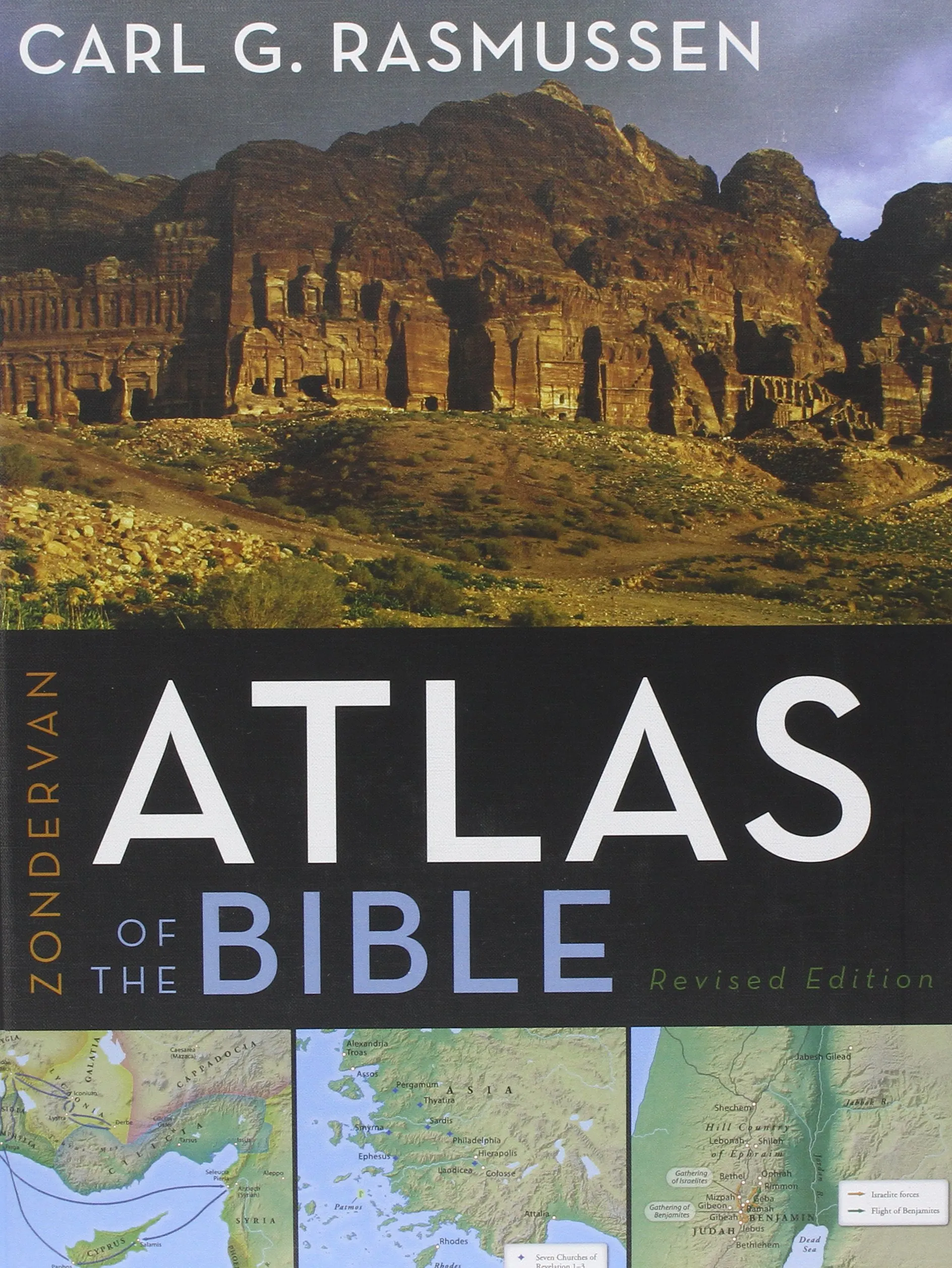 Zondervan Atlas of the Bible by C. Rasmussen, book cover