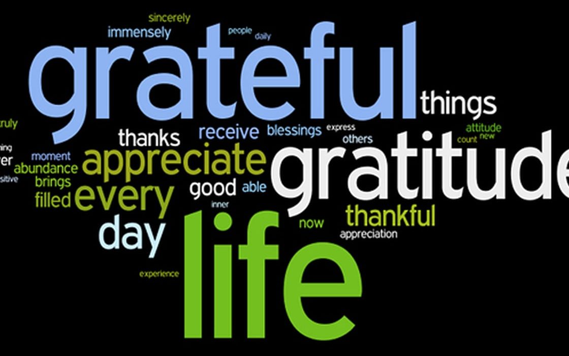 Gratitude and thanksgiving give life