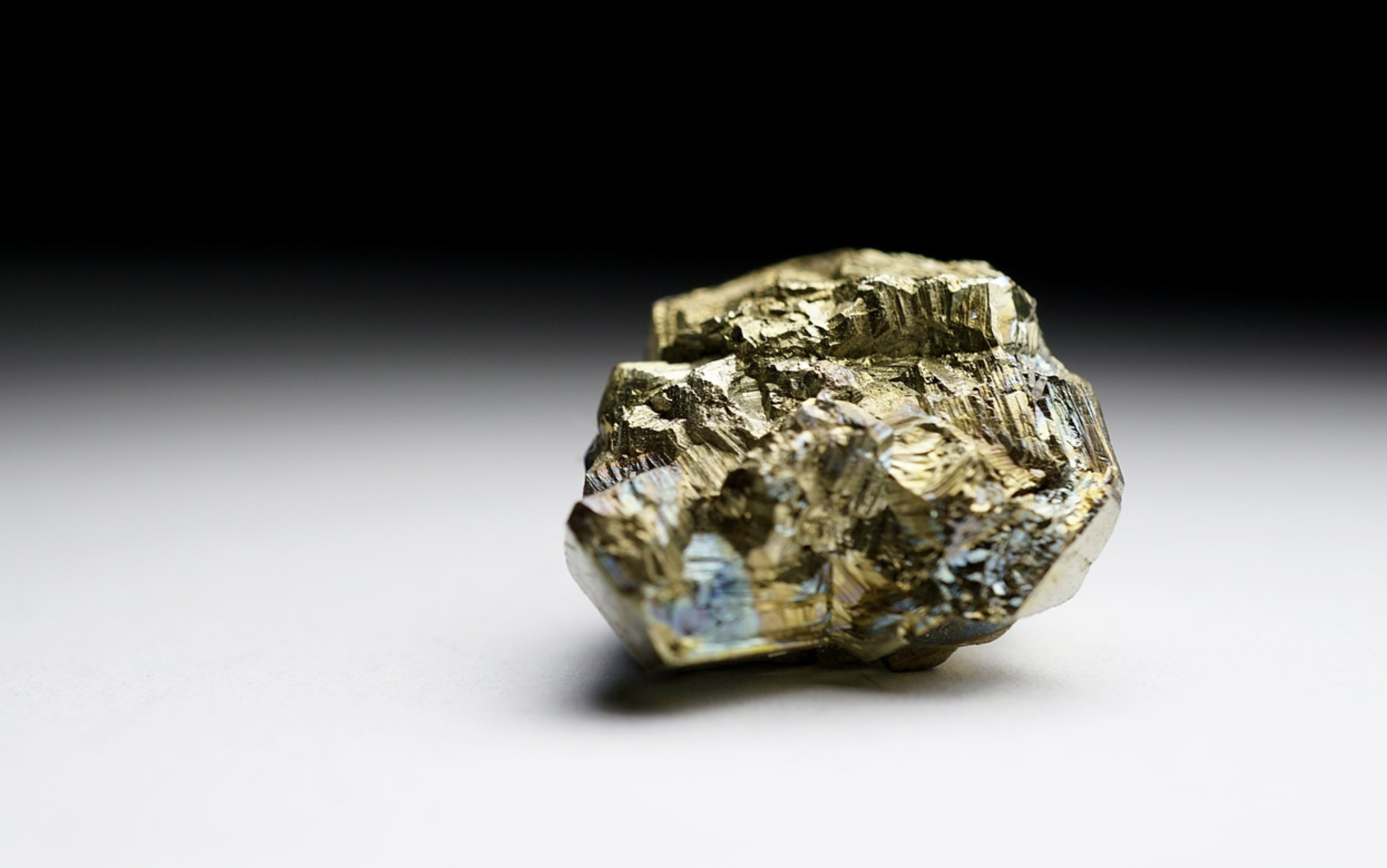 Picture of pyrite. Can you discern fools gold from real gold?